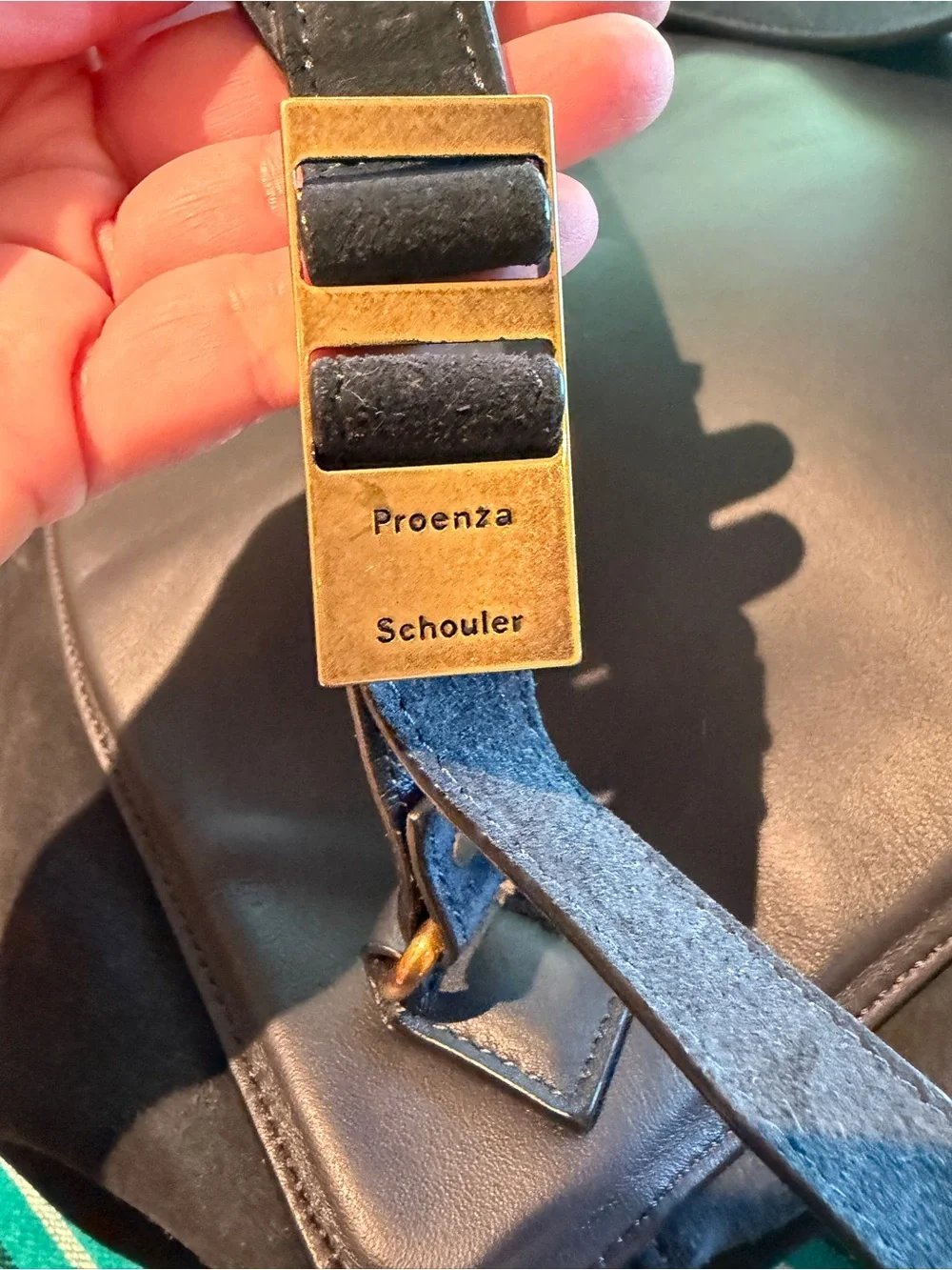 Proenza Schouler PS1 Navy Suede Backpack NWT $1995 Retail